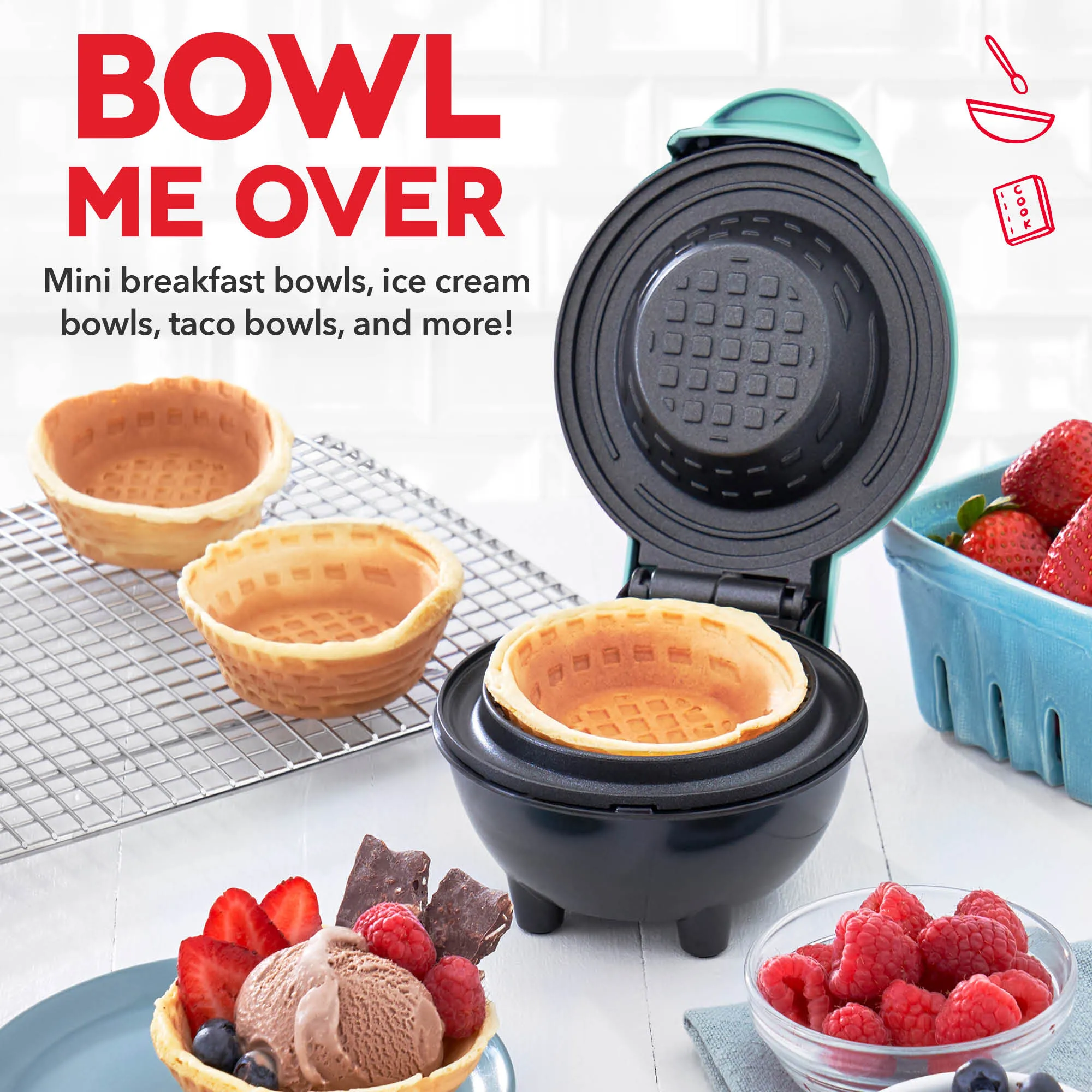 Ice Cream Waffle Bowl Bundle