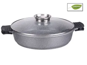 Imperial Collection IM-CALC40AG; A low saucepan 40cm in marble 8.5L