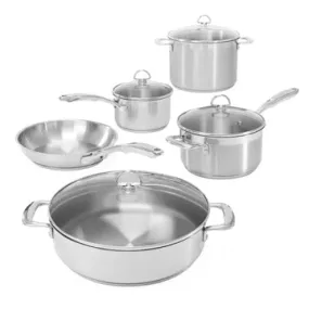 Induction 21 Steel Cookware Set - 9 piece