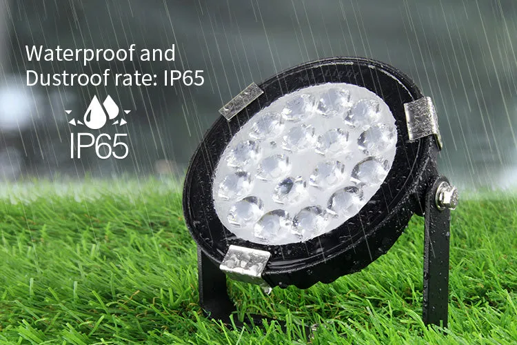 IP65 2.4G RF Wireless Control 9W Smart RGB CCT LED Garden Flood Light