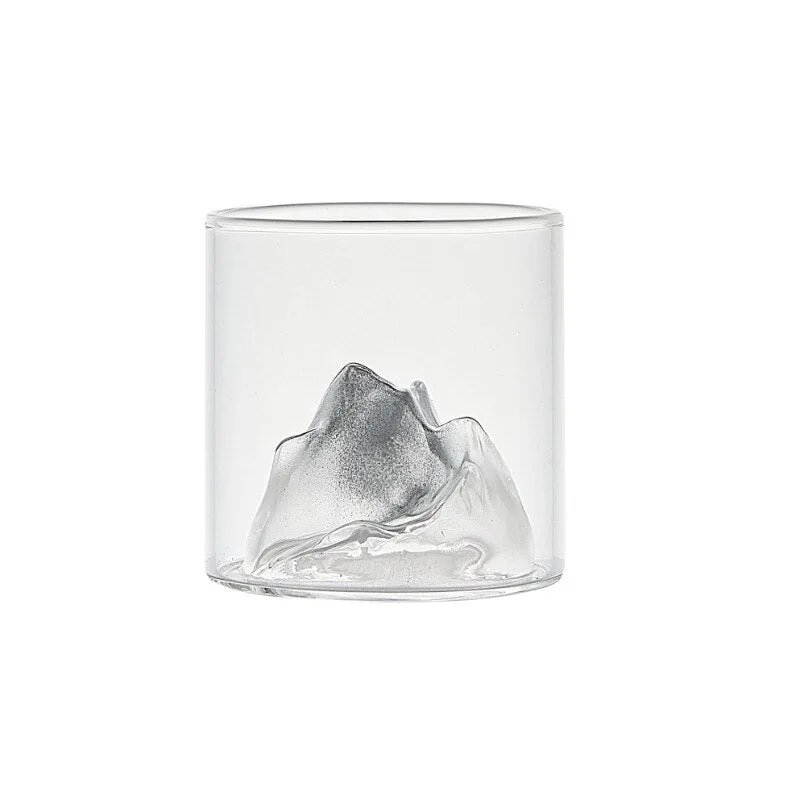 Japanese Whiskey Glass with 3D Vodka Design