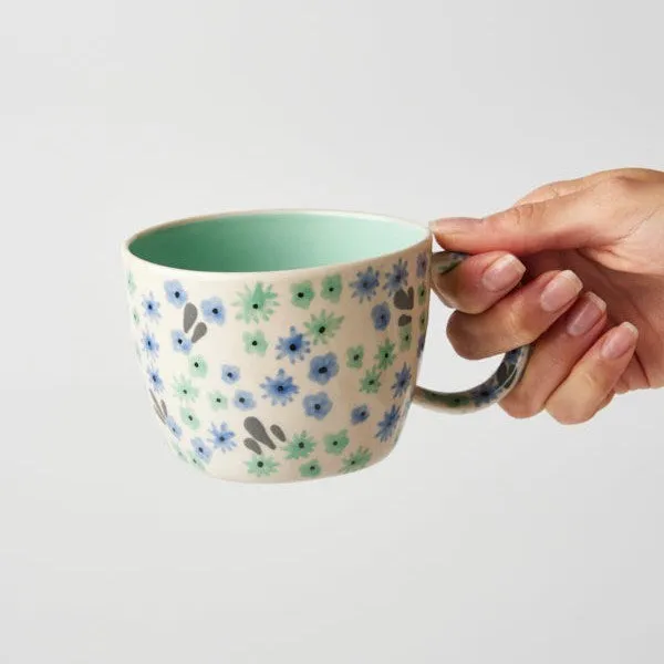 Jones & Co: Ditsy Mint Mug