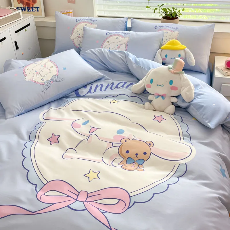 Kawaii Kitty with Milk Bedding Sheet Set KI539