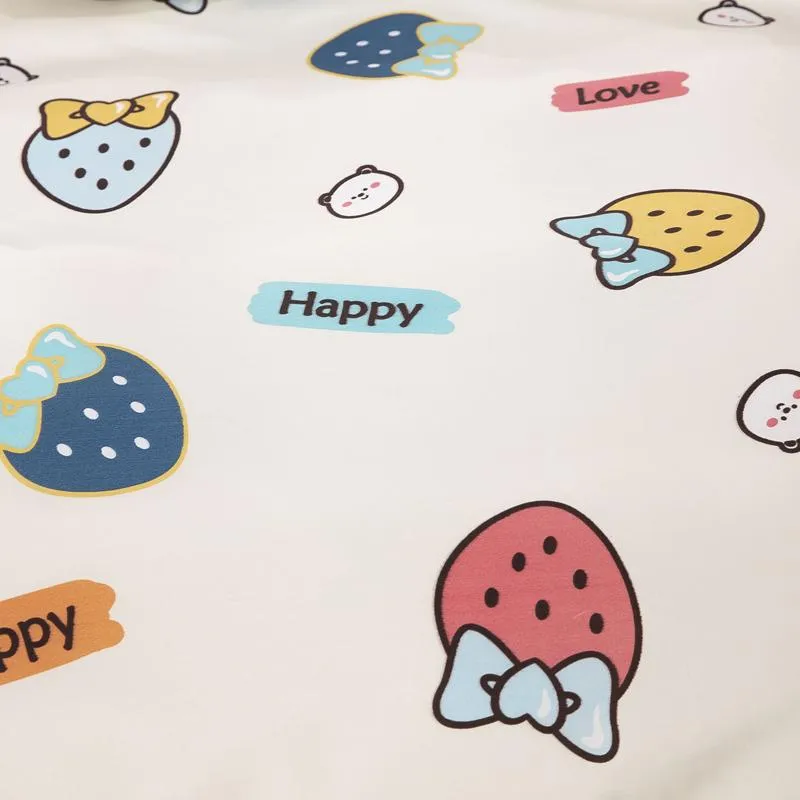 Kawaii Sweet Strawberry Bedding Set