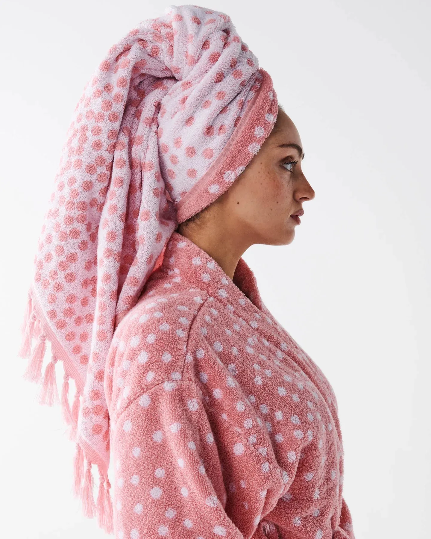 Kip & Co Strawberry Lamington Terry Bath Towel