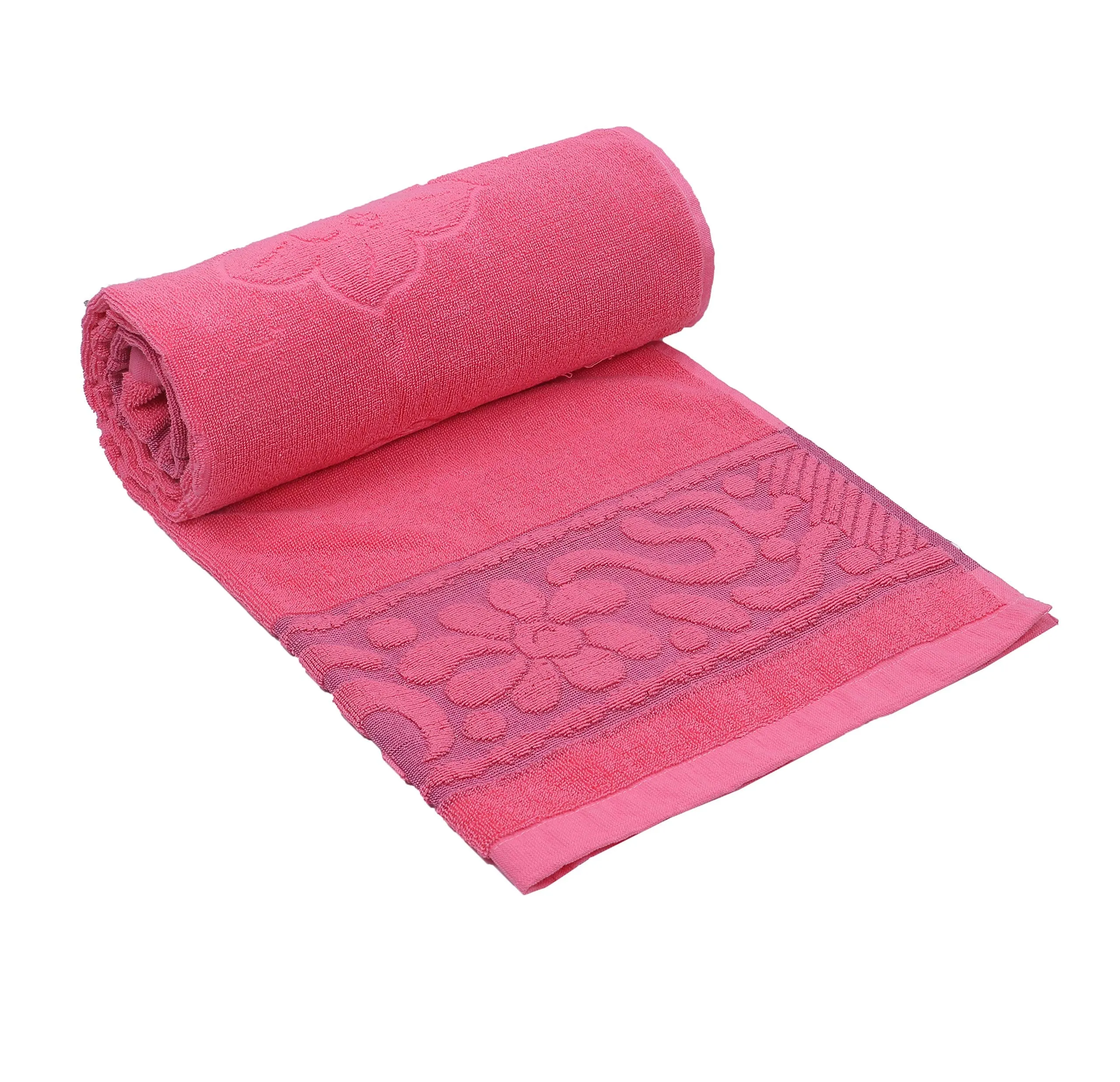 Kuber Industries 100 Percent Cotton 3 Pieces Full Size Bath Towel 30"x60" (Pink), CTKTC13798