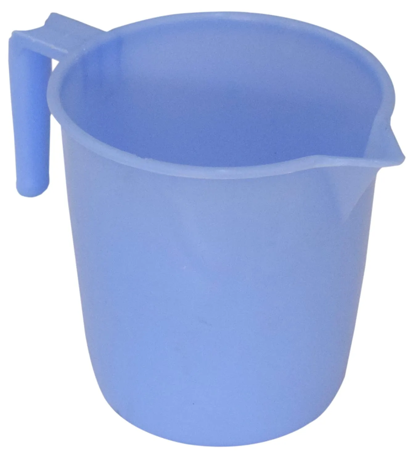 Kuber Industries 3 Pieces Plastic Mug, Dustbin & Stool Set (Blue)