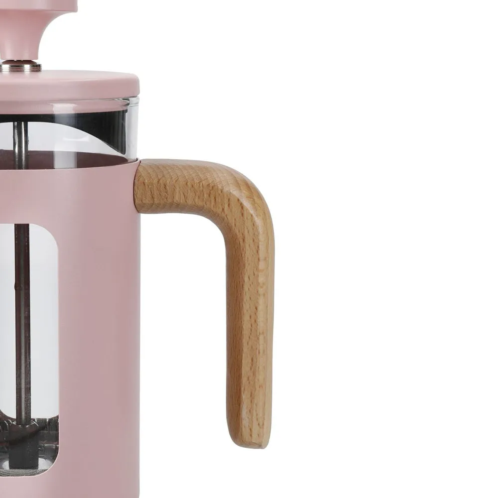 La Cafetiere Pisa 3-Cup 350ml Stainless Steel/Glass French Press (Pink)