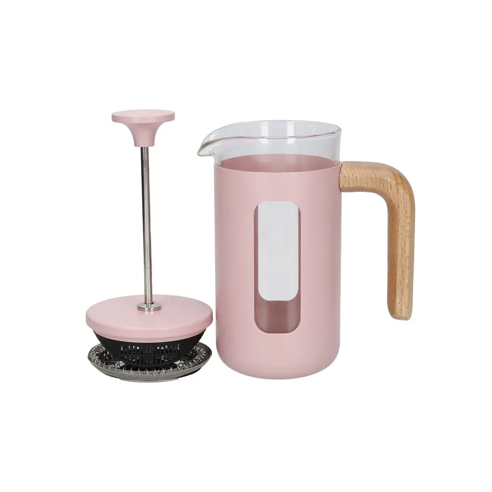 La Cafetiere Pisa 3-Cup 350ml Stainless Steel/Glass French Press (Pink)