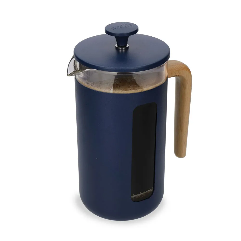 La Cafetiere Pisa 8-Cup 1L Stainless Steel/Glass Coffee French Press (Navy)