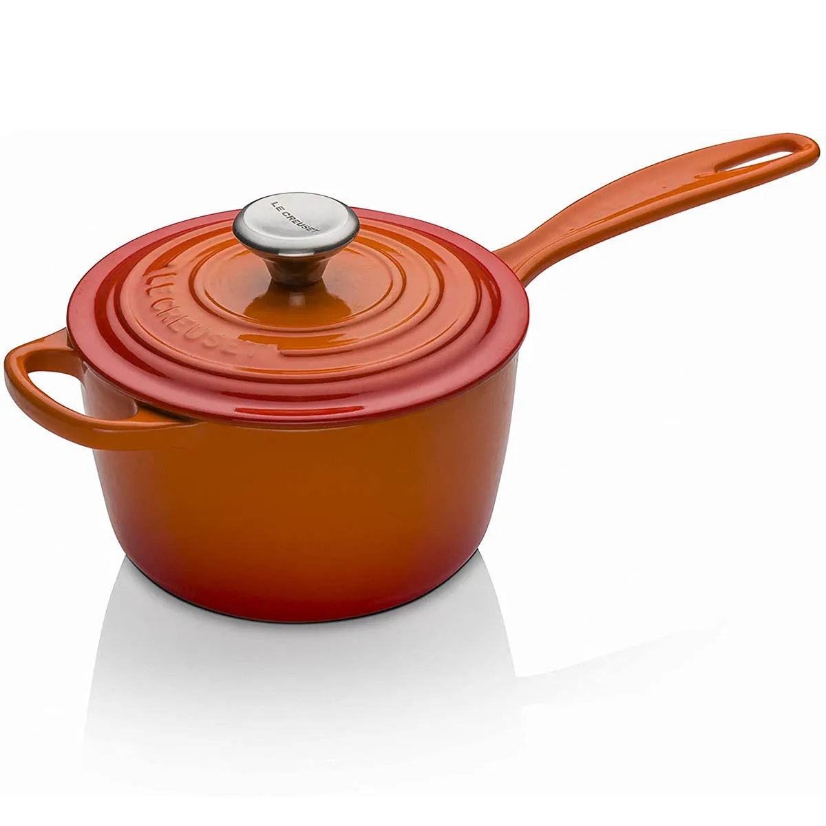 Le Creuset 1.75 qt. Signature Saucepan - Flame