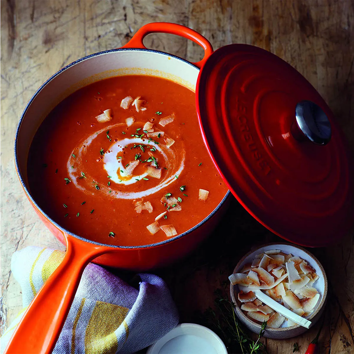 Le Creuset 1.75 qt. Signature Saucepan - Flame