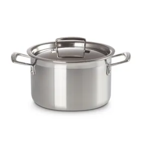 Le Creuset 3-ply Stainless Steel deep casserole