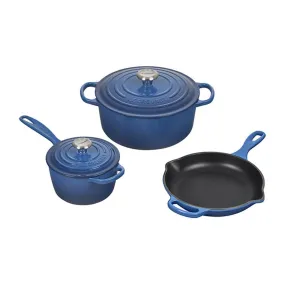 Le Creuset 5 Piece Signature Cookware Set - Marseille