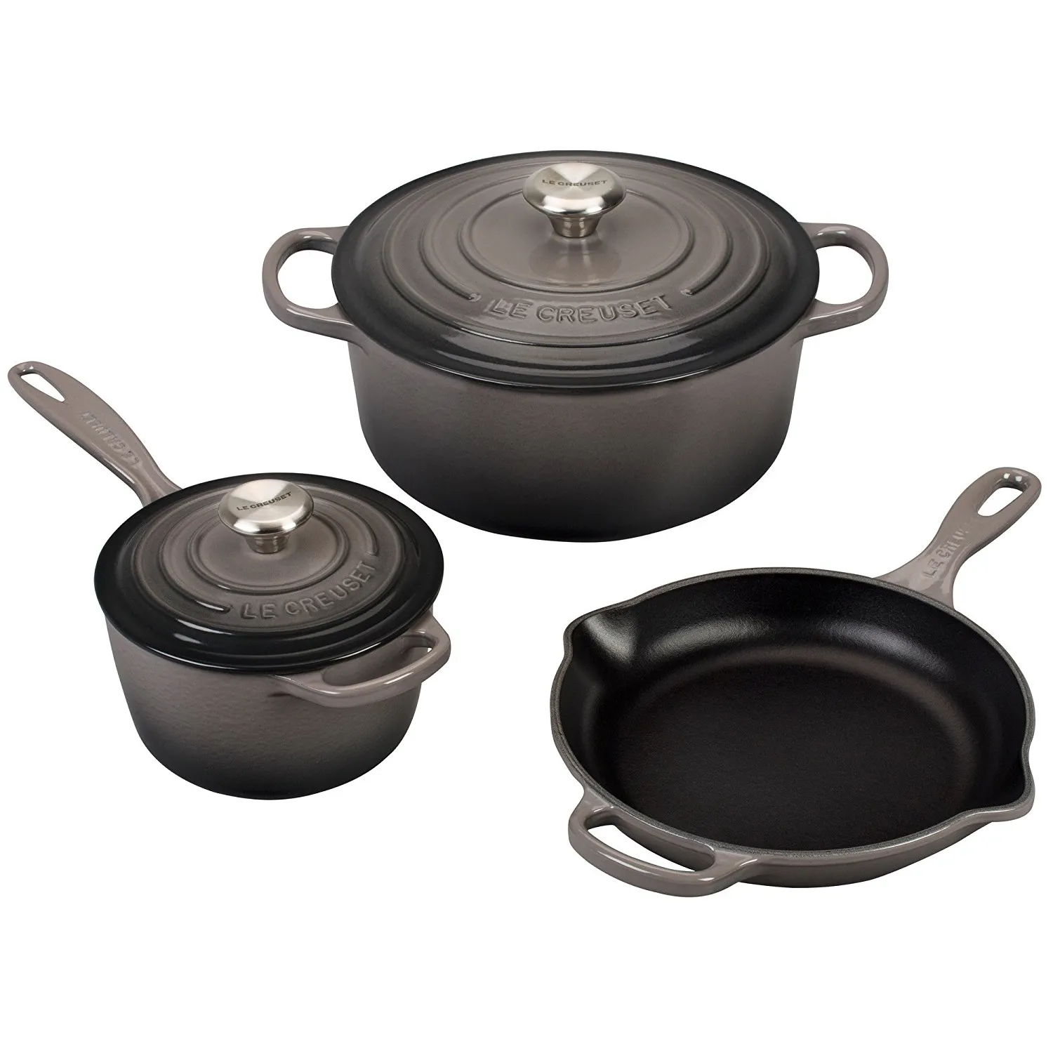 Le Creuset 5-Piece Signature Set - Oyster