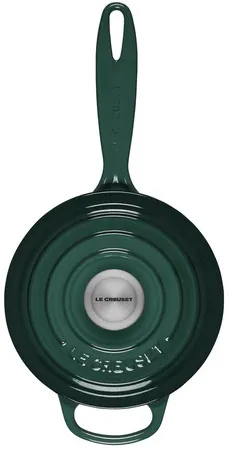 Le Creuset Signature Enameled Cast Iron Sauce Pan with Lid, 1.75-Quart, Artichaut