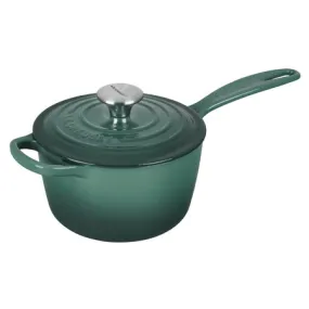 Le Creuset Signature Enameled Cast Iron Sauce Pan with Lid, 1.75-Quart, Artichaut