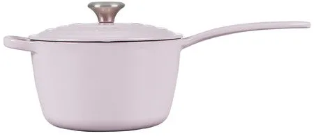 Le Creuset Signature Enameled Cast Iron Sauce Pan with Lid, 2.25-Quart, Shallot