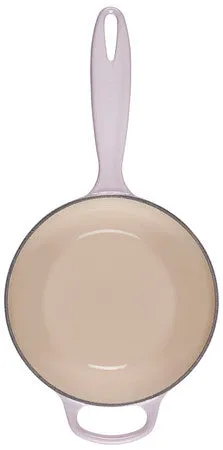 Le Creuset Signature Enameled Cast Iron Sauce Pan with Lid, 2.25-Quart, Shallot