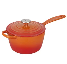 Le Creuset Signature Saucepan – 2.25 QT – Flame