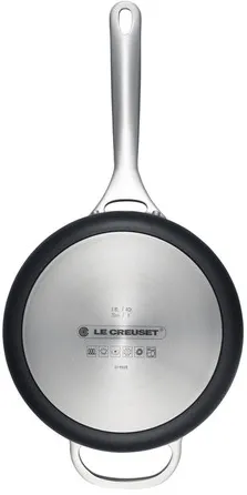 Le Creuset Toughened Nonstick PRO Saucepan with Glass Lid, 4-Quart