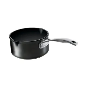 Le Creuset Toughened Nonstick PRO Saucepan with Pour Spouts, 1.6-Quart.