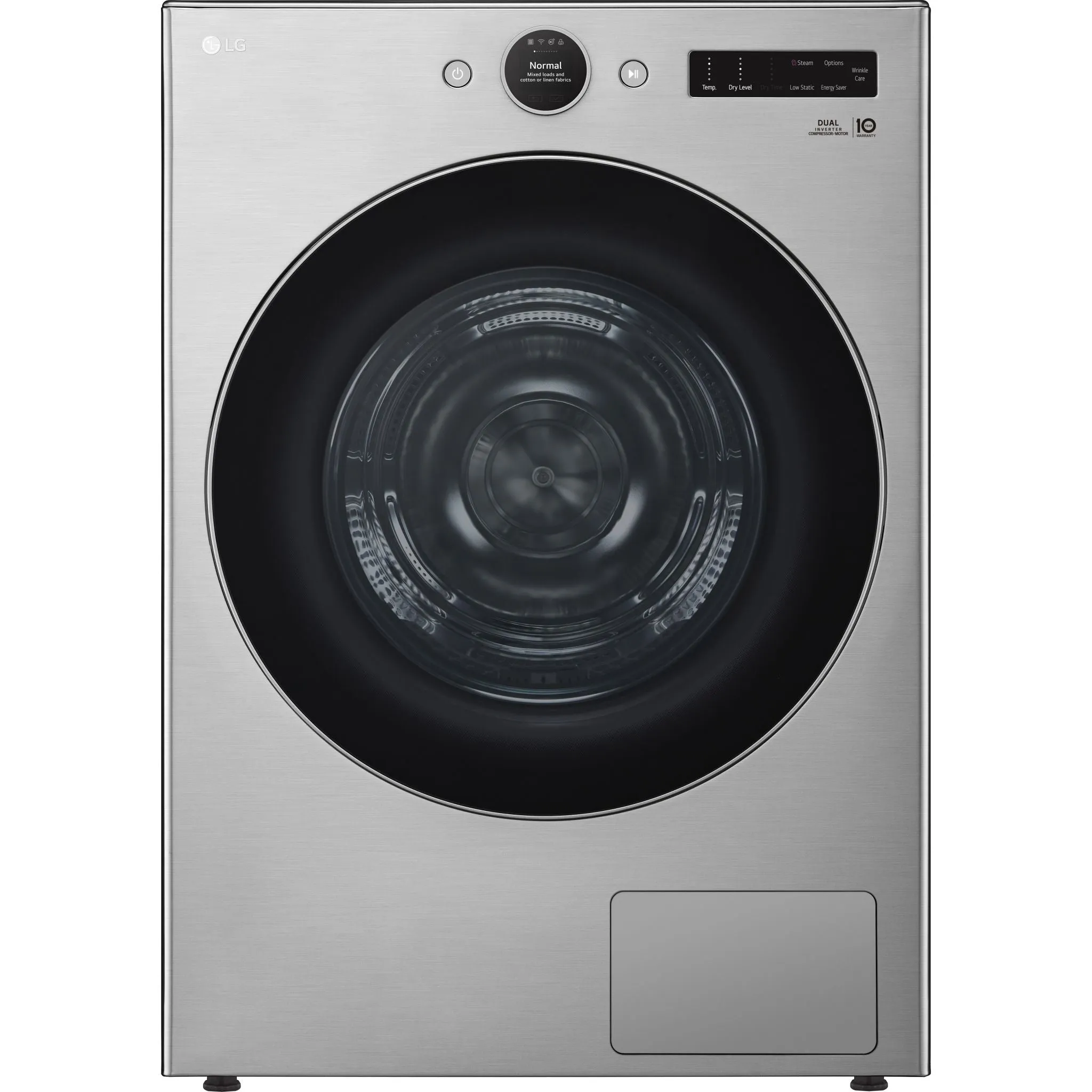 LG Dryer (DLHC5502V) - Stainless Silver