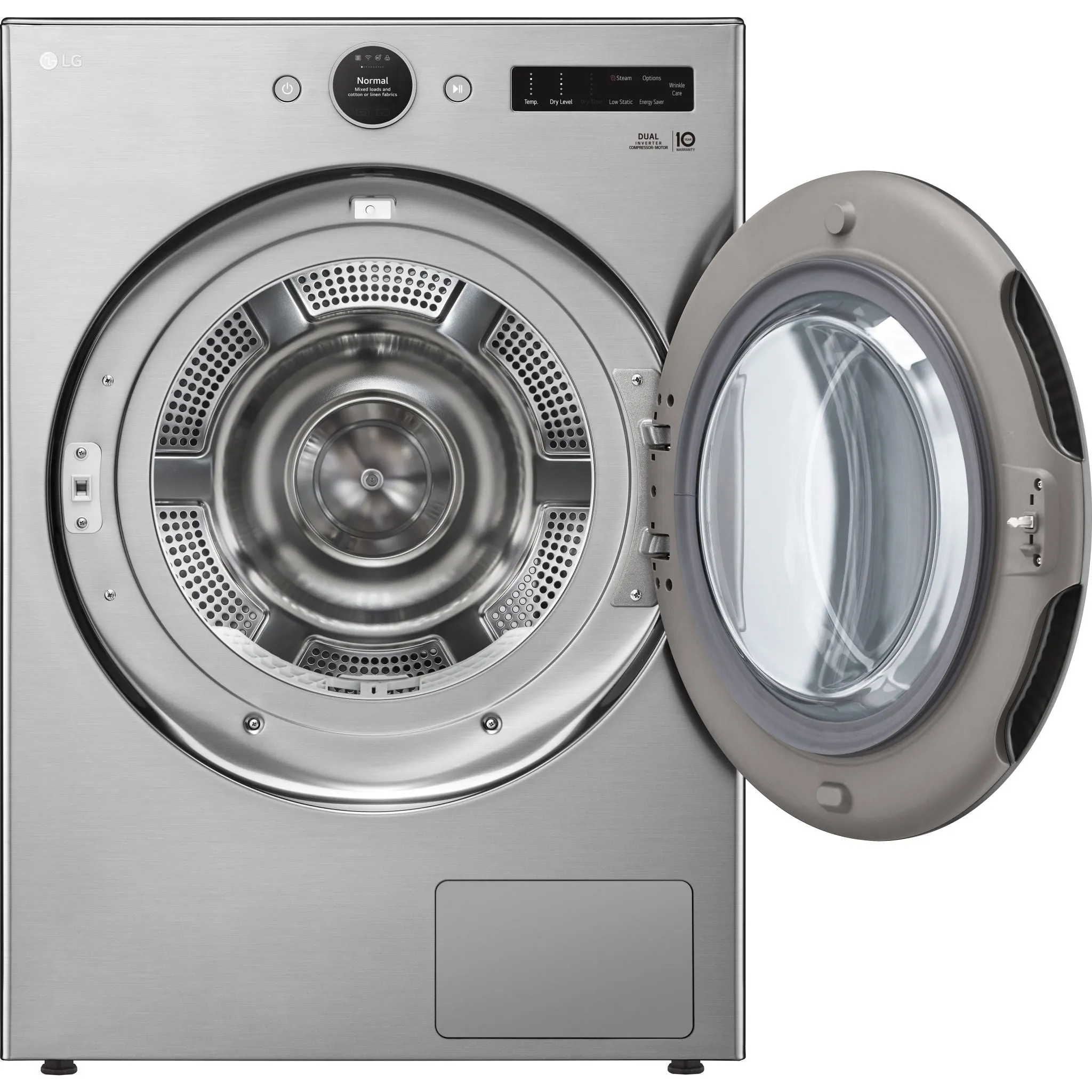 LG Dryer (DLHC5502V) - Stainless Silver