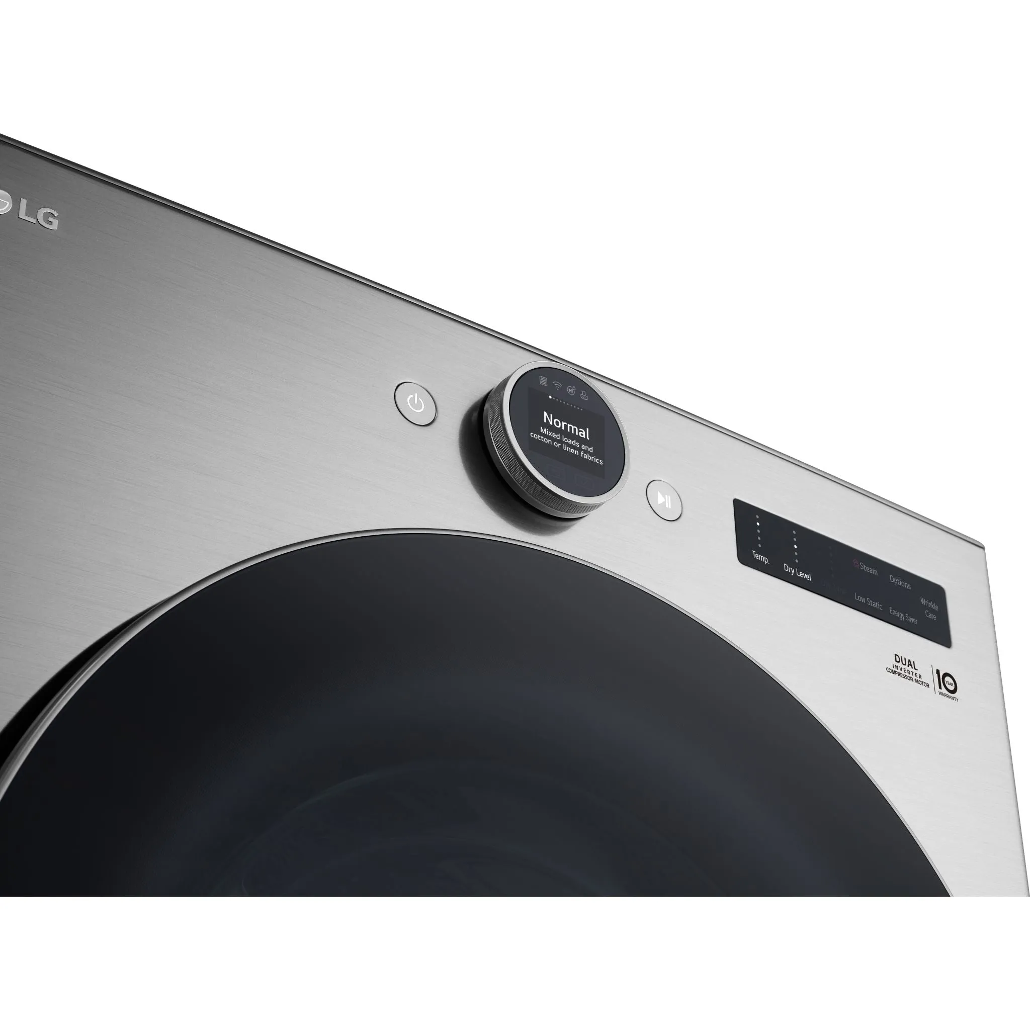 LG Dryer (DLHC5502V) - Stainless Silver