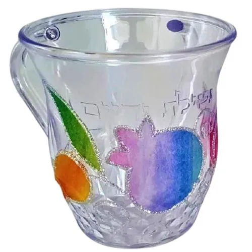 Lily Art - 1953- acrylic washing cup designed 13 c"m