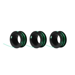 Litheli 0.08″ Trimmer Line, Dual Line, 3pcs