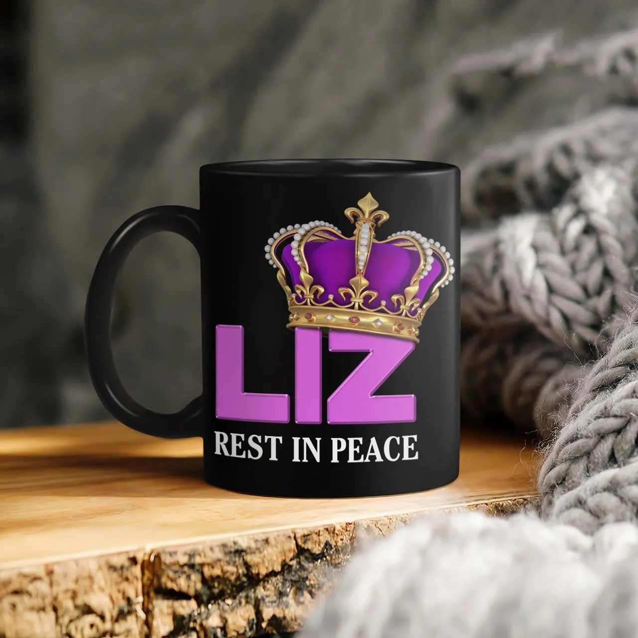 Liz - Rest In Peace, Memory About Queen Elizabeth Ii Mug