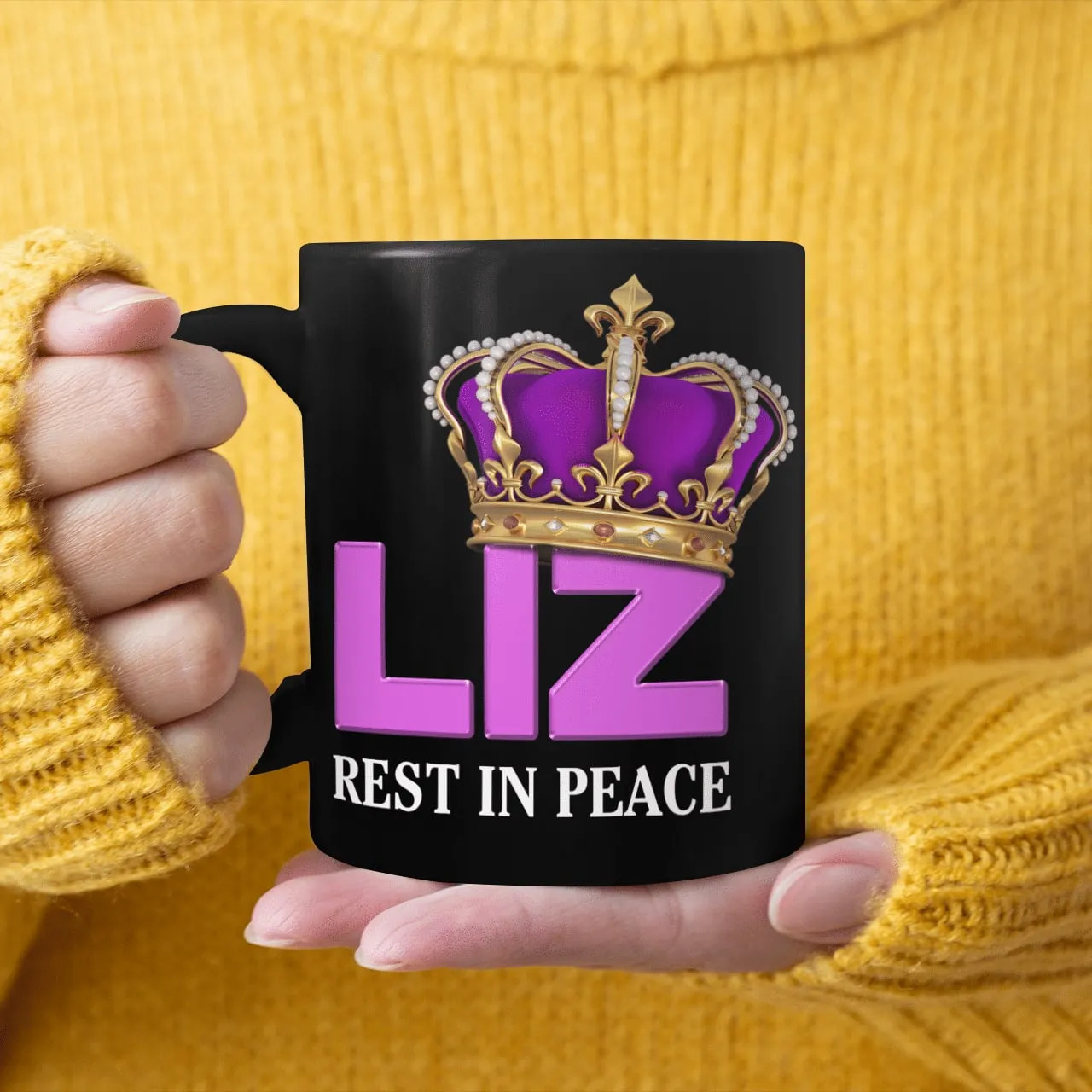 Liz - Rest In Peace, Memory About Queen Elizabeth Ii Mug