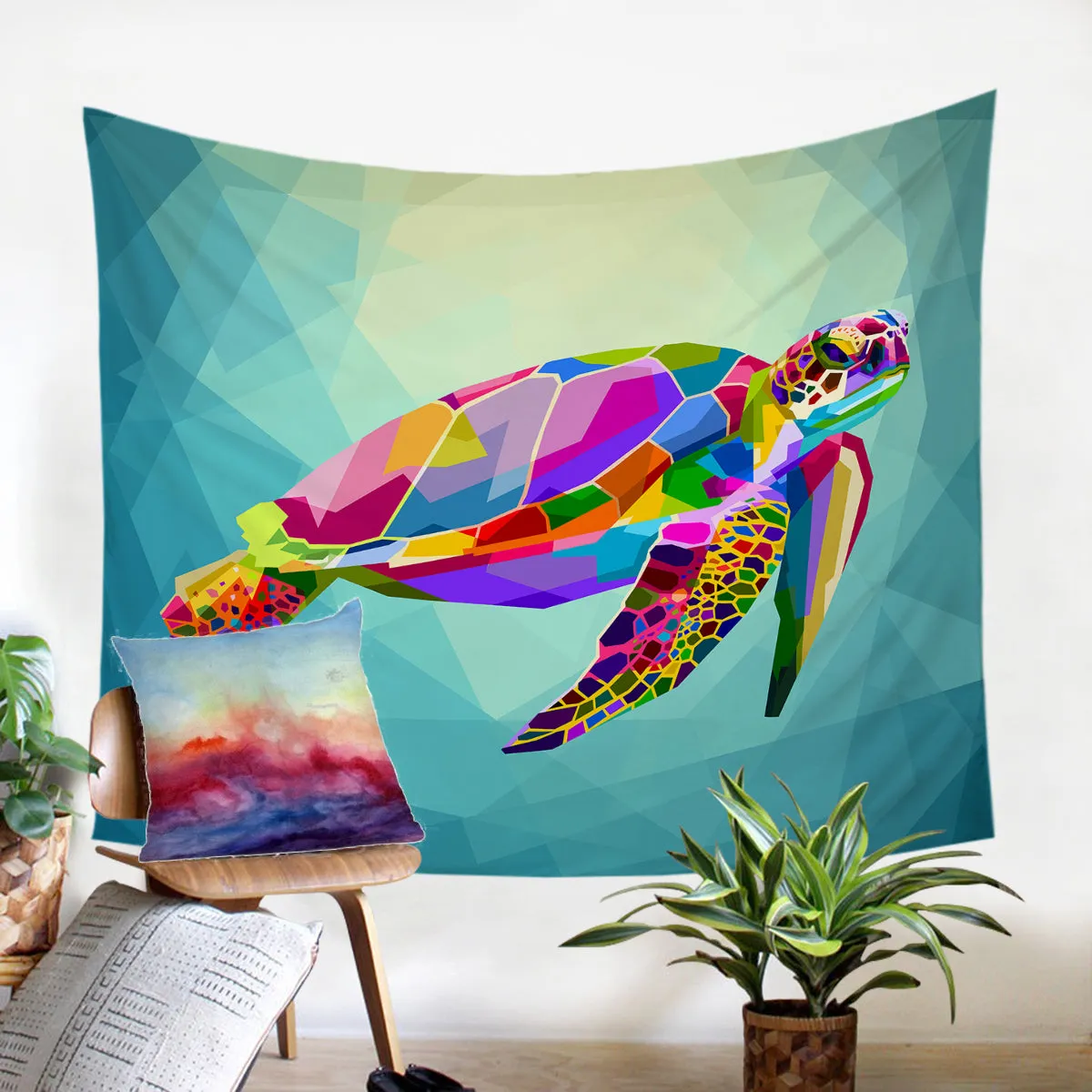 Maui Sea Turtle Tapestry