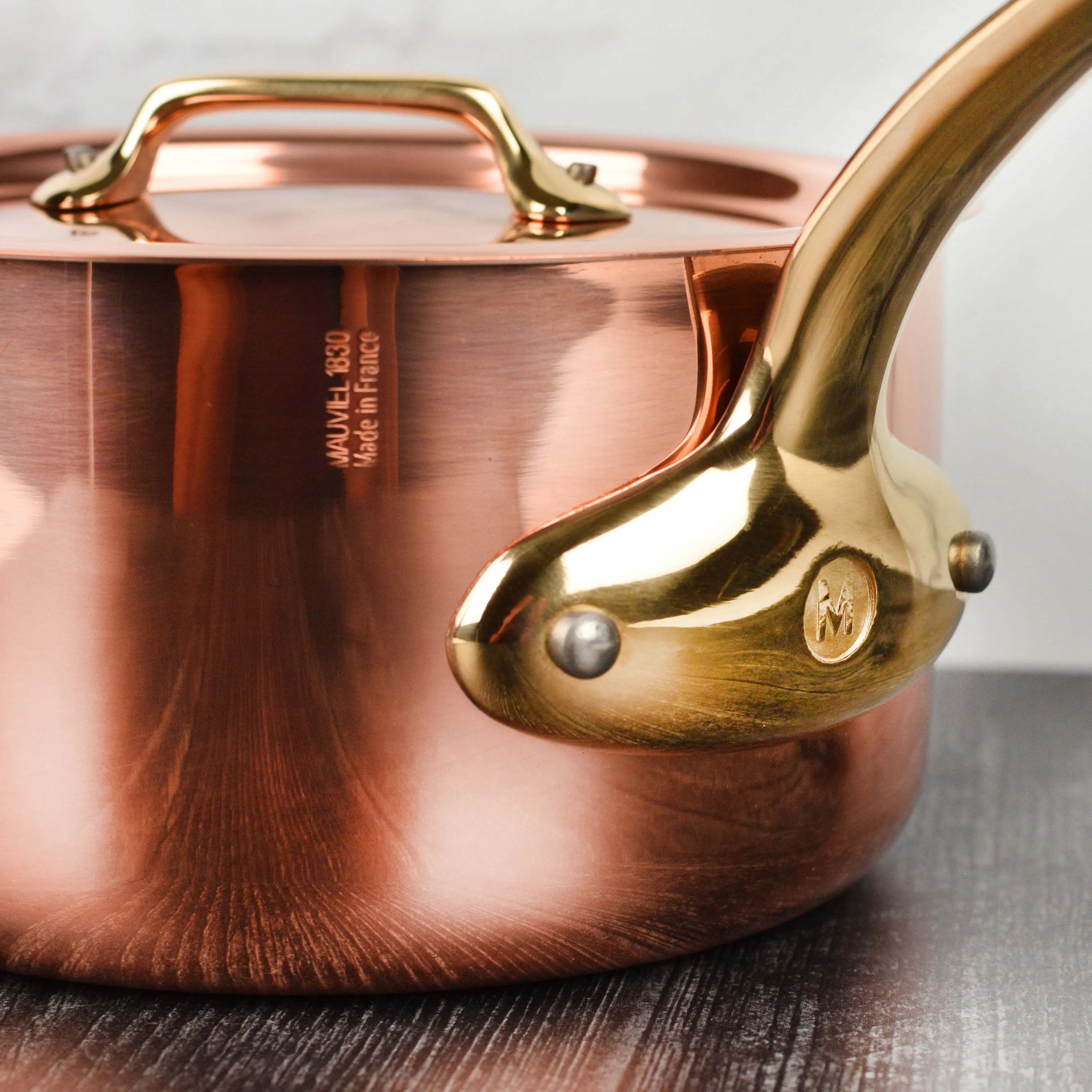 Mauviel M200B 1.9-quart Copper Saucepan