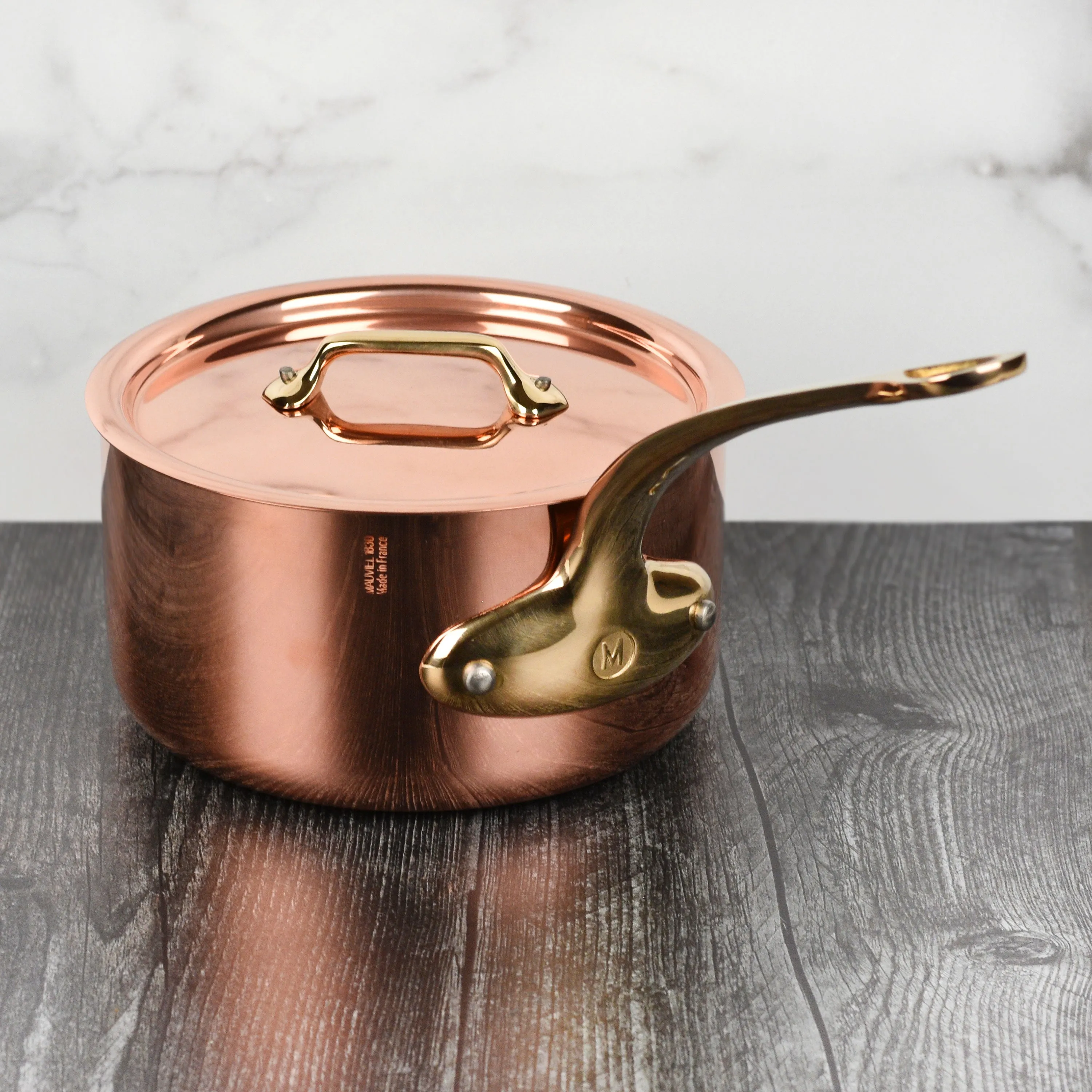 Mauviel M200B 1.9-quart Copper Saucepan