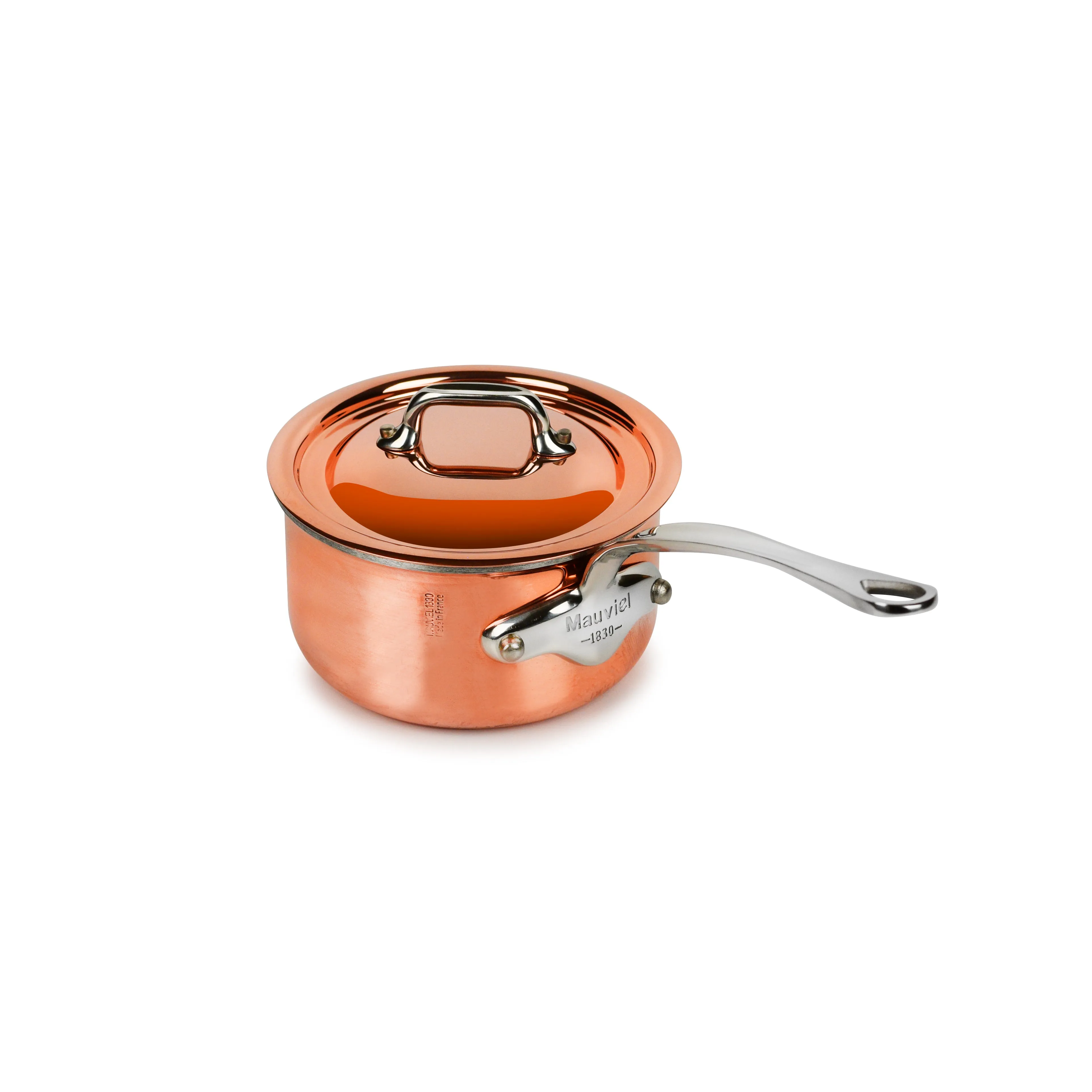 Mauviel M'6S 0.8-quart Induction Copper Saucepan