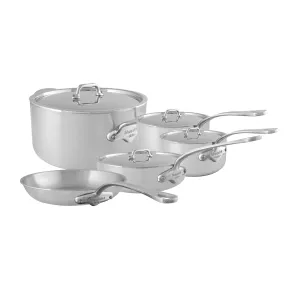 Mauviel M'URBAN 3 9-Piece Cookware Set With Cast Stainless Steel Handles