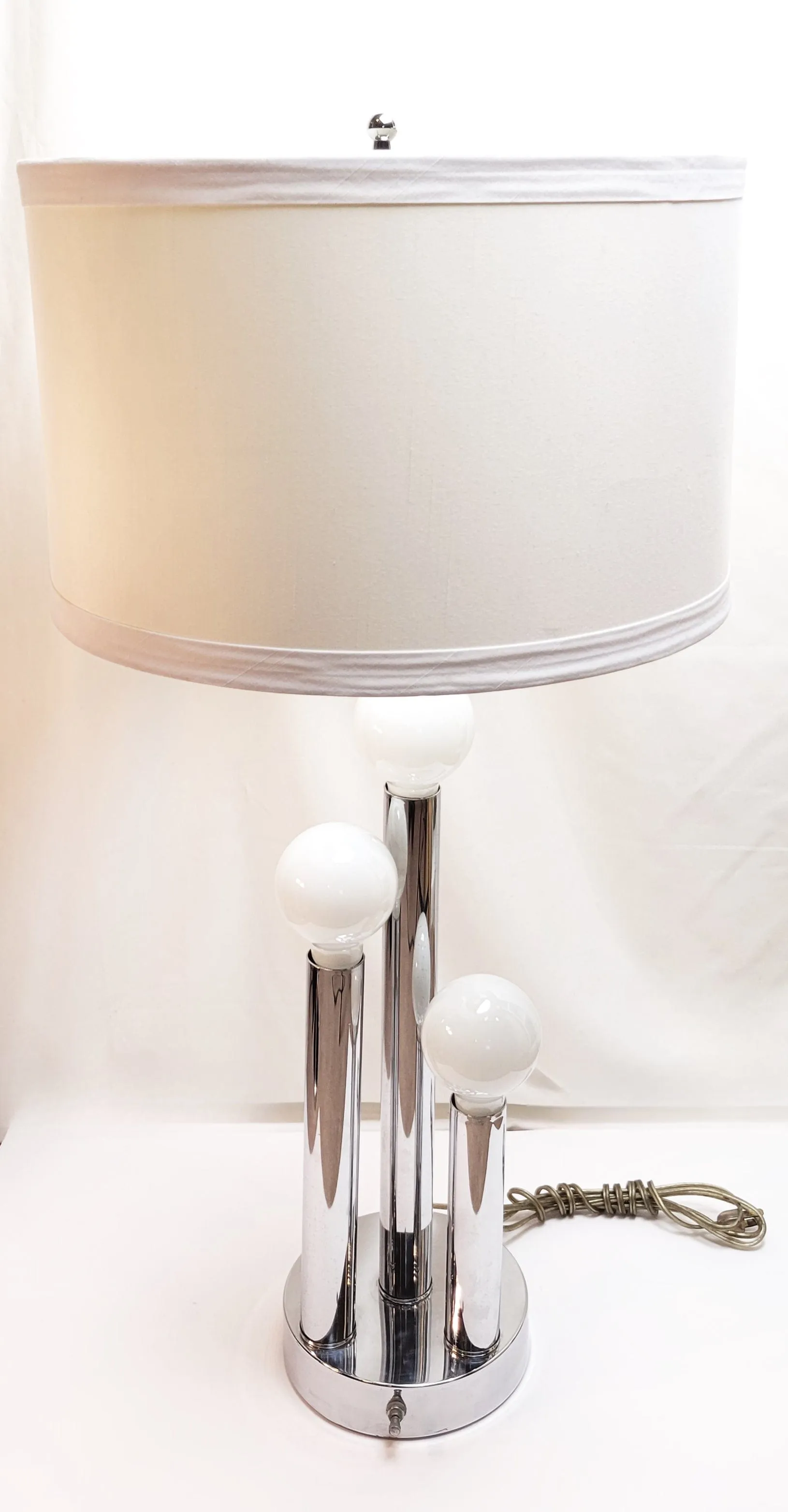 MCM Robert Sonneman Modernist 4 Pillar Tall Architectural Table Lamp 1960/70s