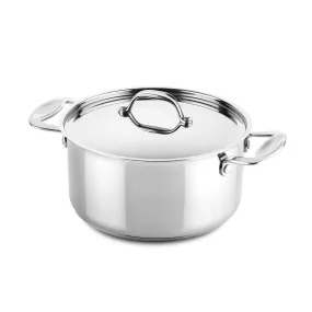 Mepra Glamour Stone casserole two handle with lid diam. 20 cm.