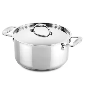 Mepra Glamour Stone casserole two handle with lid diam. 22 cm.