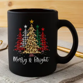 Merry And Bright Christmas Family Pajamas Matching Mug