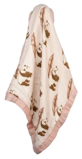 Milkbarn - Mini Lovely Comforter Bamboo - Pink Panda