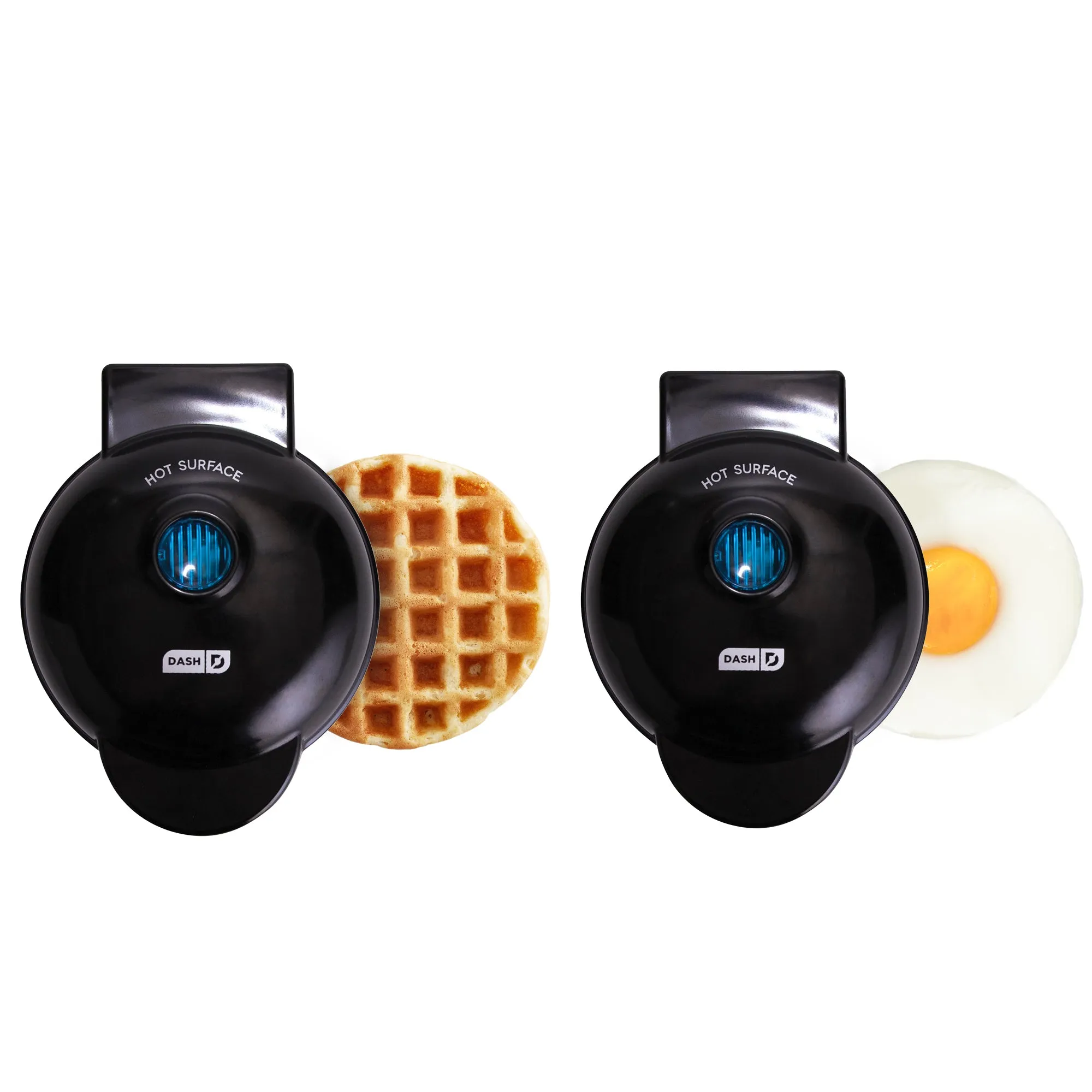 Mini Maker Waffle and Griddle 2-Pack