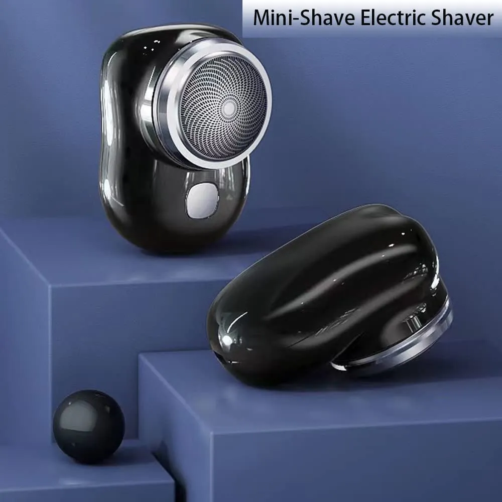 Mini Portable Face Cordless Shaver - Painless Small Size Machine Shaving for Men