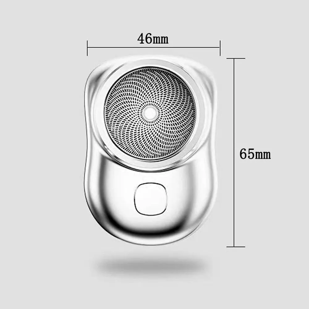 Mini Portable Face Cordless Shaver - Painless Small Size Machine Shaving for Men