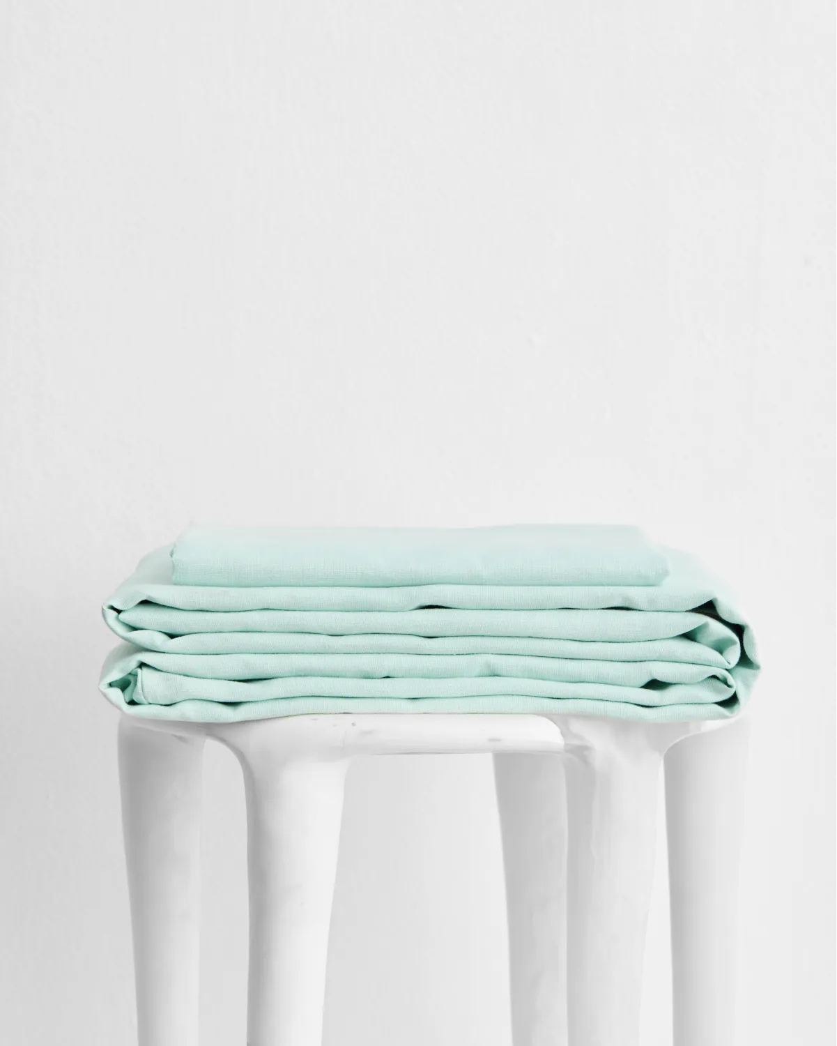 Mint 100% French Flax Linen Sheet Set