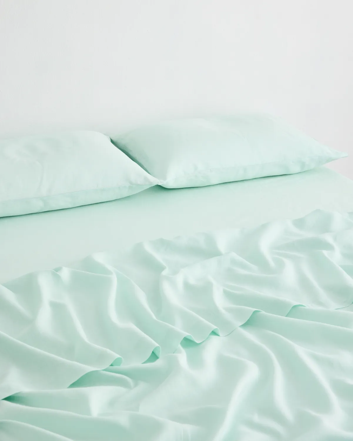 Mint 100% French Flax Linen Sheet Set