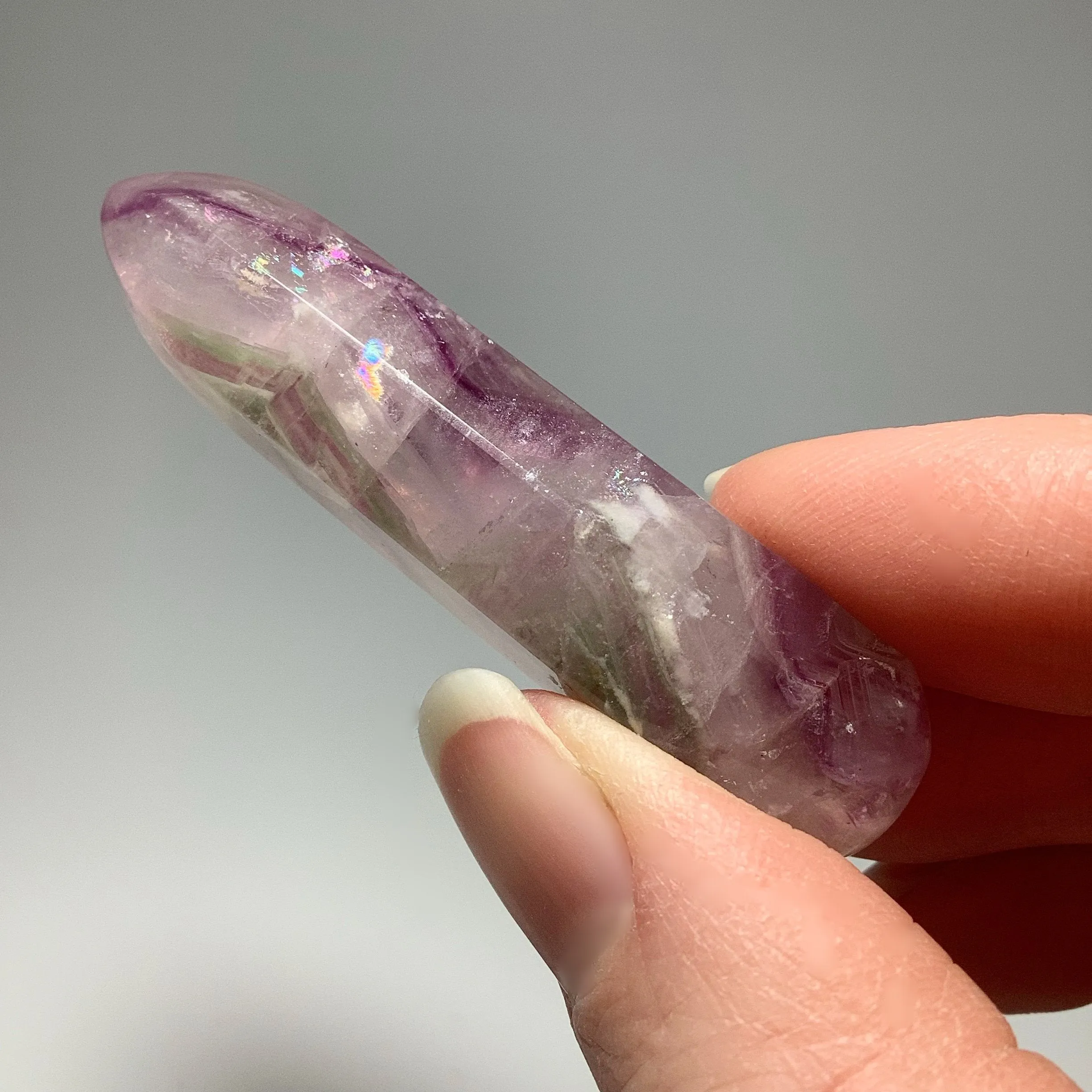 Mixed Fluorite Wand