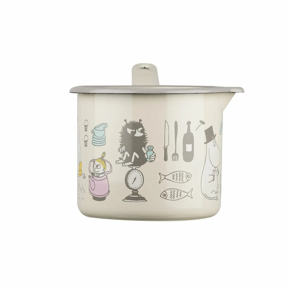 Moomin Bon Appétit Enamel 1.3 L Saucepan